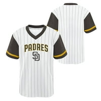 Tineret Alb Maro San Diego Padres V-Neck T-Shirt