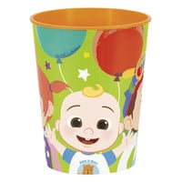 Cupa de Plastic pentru ziua de naștere Cocomelon, fl oz
