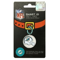 Animale de companie primul NFL Miami Dolphins Smart TRACKING ID Tag - cel mai bun sistem de recuperare a câinilor pierduți cu Logo-ul NFL gravat