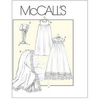 Rochie pentru sugari McCall, Slip, bonetă, chiloți și pătură, toate dimensiunile în plic