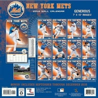 Turner New York Mets Mini Calendar De Perete