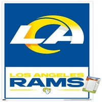 Los Angeles Rams-Poster De Perete Cu Logo, 14.725 22.375
