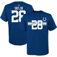 Tricou Cu Numele Și Numărul Jucătorului Jonathan Taylor Royal Indianapolis Colts