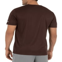 Athletic Works bărbați și bărbați Mari Core Quick Dry tricou cu mânecă scurtă, până la dimensiunea 5XL