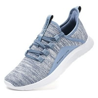 Adidași de modă pentru femei Cloud Cushion Pantofi de alergare Pure Slip on Walking Shoes light Blue Size US
