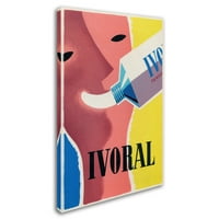 Marcă comercială Fine Art 'Ivoral' Canvas Art by Vintage Apple Collection