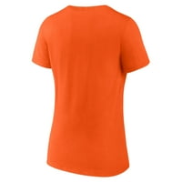Femei fanatici marca Orange Detroit Tigers Top facturare V-Neck T-Shirt