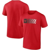 Fanaticii bărbați marca Red Chicago Bulls Stadium T-Shirt