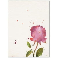 Marcă comercială Fine Art A Rose Impression Canvas Art de Sheila Golden