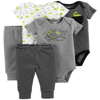 Carter ' s Child Of Mine Body-uri și pantaloni Cu mânecă scurtă Set cadou pentru duș pentru Bebeluși