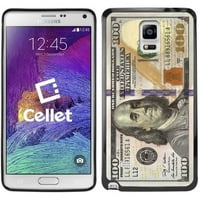 Cellet TPU Proguard caz cu noua $ Bill Samsung Galaxy Note 4