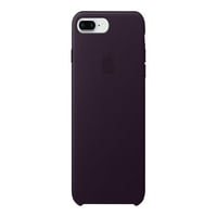 Apple-capacul din spate pentru telefon mobil-piele-Dark aubergine - pentru Apple iPhone Plus