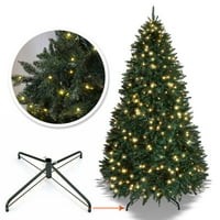 Puternic Cămilă ft Artificial pom de Crăciun cu suport metalic copac plin Xmas Holiday