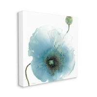 Stupell Industries contemporană formă de petală de flori Galerie de artă grafică imprimată pe pânză învelită artă de perete, Design