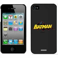 Batman Logo galben albastru Design pe Apple iPhone 4 4S Thinshield Snap-On caz de Coveroo