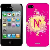 Funky florale n Design pe Apple iPhone 4 4S Thinshield Snap-On caz de Coveroo