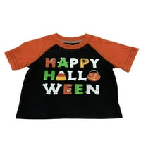 Halloween Toddler Boy Maneca Scurta Raglan Grafic T-Shirt