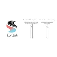 Stupell Industries Pop Style Spaghetti Fork model Fractal complicat artă grafică artă Neîncadrată imprimare artă de perete, Design