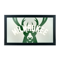 Oglinda Cu Logo Încadrat-Fade-Milwaukee Bucks