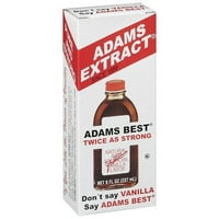 Extract Adams: Aromă Naturală Și Artificială De Vanilie Extract De Două Ori Mai Puternic, Fl Oz